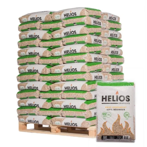Palette de Pellet de 65 sacs de 15 kg